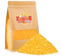 Aslanka Cera de Abeja, 1kg Pellets de Cera de Abeja Amarilla, Cosméticos, Velas, Bricolaje y Cuidado del Cuero o La Madera