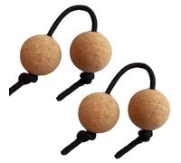 Aslatuas - Pelota rítmica de 7.87 pulgadas, 2 pares | Kashaka Shaker | Instrumento de bola Asalato | Percusión africana ajustable para, actuaciones, práctica y enseñanza de música para todos