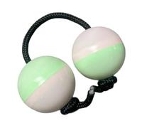 Aslatuas - Pelota rítmica de huevos de música, sonajero, doble calabaza, Asalato, bola de tambor, bola africana, juego de sonajero para amplias aplicaciones