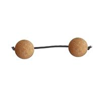 Aslatuas - Sonajero de bola de arena rítmica africana, instrumento de percusión de mano de doble calabaza para principiantes y amantes del ritmo duradero para estudiantes y adultos