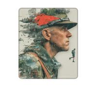 ASLKXOPEMG Alfombrilla de ratón lavable con base de goma antideslizante, alfombrilla de ratón impermeable para teclado portátil, oficina, hogar, viajes, 25 x 30 cm