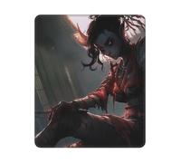 ASLKXOPEMG Alfombrilla de ratón lavable con base de goma antideslizante Dead By Daylight, alfombrilla de mouse impermeable para teclado portátil para juegos, portátil, oficina, hogar, viajes, 25 x 30