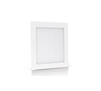 ASLO - Panel LED cuadrado de 120 x 120 mm, 6 W, 4000 K, color blanco neutro