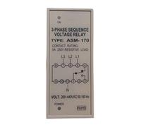 ASM170 Under Reverse Phase Detection Relay Phase Failure and Phase Sequence Relay Controls Relays
