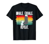 Asma Asmático Inhale Exhale Repeat Camiseta