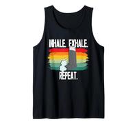 Asma Asmático Inhale Exhale Repeat Camiseta sin Mangas