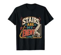 Asma Asmático Stairs Are My Enemy Camiseta