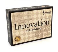 Asmadi Games Innovation 4th Edition - Juego de Cartas de Estrategia, Inventar un Imperio, Edificio Tabeau, a Partir de 14 años, 2-4 Jugadores