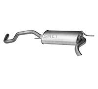 ASMET 03.049 Silenciador trasero para VW POLO (6N2) Polo III Hatchback (6N1)