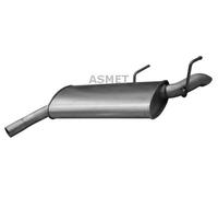 ASMET 05.176 Silenciador trasero para OPEL Vectra C Caravan (Z02) Signum CC