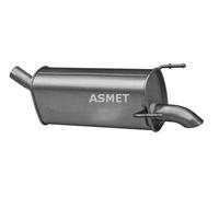 ASMET 05.232 Silenciador trasero para OPEL Zafira B (A05)