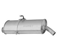 ASMET 09.091 Silenciador trasero adecuado para PEUGEOT PARTNER Combispace (5F)