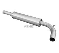 ASMET 19.012 Silenciador intermedio para VW Polo III Classic (6V2)