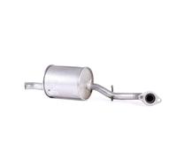 ASMET 20.020 Silenciador trasero para TOYOTA Yaris Schrägheck (P9)