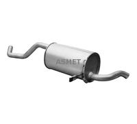 ASMET Silenciador Compatible Para Renault Clio III 10.132