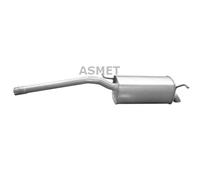 ASMET Silenciador Compatible Para VW Caddy III Kombi 03.105