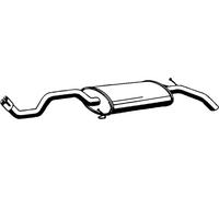 ASMET Silenciador Compatible Para VW Polo Variant 03.061