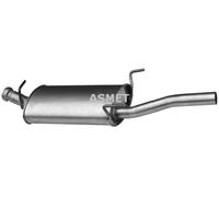 ASMET Silenciador De Escape Compatible Para Saab 900 II 9-3 YS3D