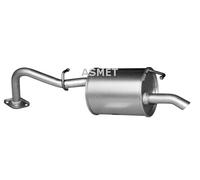 ASMET Silenciador Final Compatible Para Toyota Yaris 20.014