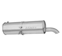 ASMET Silenciador Final De Escape Para Peugeot 307 3A C Citroën C4 I LC LA