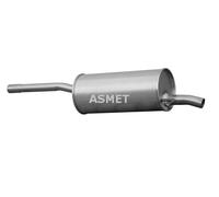 ASMET Silenciador Final Silenciador Para Dacia Logan MCV Renault I Kombi