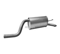 ASMET Silenciador Final Silenciador Para Fiat Idea Punto Lancia Musa Ypsilon