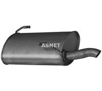 ASMET Silenciador Final Silenciador Para Peugeot 206 Hatchback 206+