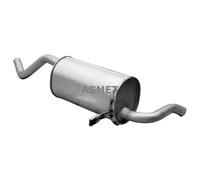 ASMET Silenciador Final Silenciador Para Renault Modus/Grand 10.130