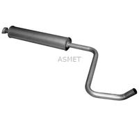 ASMET Silenciador Intermedio Compatible Para Opel Astra J