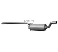 ASMET Silenciador Intermedio Para Ford Focus C-Max DA_ DM2 Mazda 3