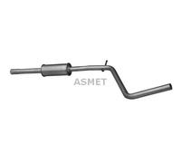 ASMET Silenciador Intermedio Silenciador Para Dacia Sandero