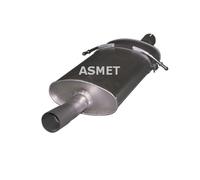 ASMET Silenciador Intermedio Silenciador Para Mercedes-Benz Clase B W245