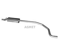 ASMET Silenciador Intermedio Silenciador Para Opel Corsa D S07 1.4