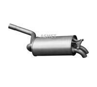 ASMET Silenciador Para Mercedes-Benz 190 E 2.0 01.024