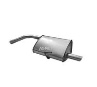 Asmet Silencioso Trasero Escape Oval Para Alfa Romeo 156 2,5 V6 1,9 2,4 JTD