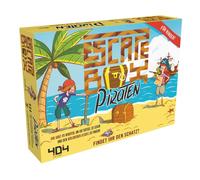 Asmodee 404 ediciones, Escape Box Piratas, Juego de Rompecabezas, Juego de Rompecabezas, 2-5 Jugadores, a Partir de 7 años, 45 Minutos, alemán