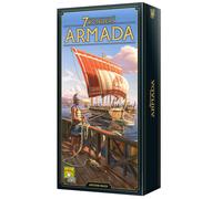 Asmodee 7 wonders armada expansión, juego de civilizaciones