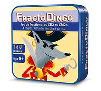 Asmodee Aritma FractoDingo CE2 en CM2 para niños a Partir de 8 años - Divertido Juego en fracciones - 3 Niveles de dificultades - Juego de Cartas Divertido y Educativo - Formato de Viaje - 15 Minutos