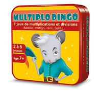Asmodee Aritma MULTIPLODINGO - Juego Educativo para niños a Partir de 7 años - 7 Juegos de Cartas para Aprender multiplicaciones y divisiones - Juego de Mesa - 2 a 6 Jugadores - 15 min - versión