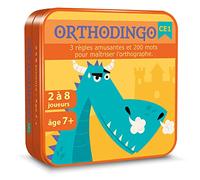Asmodee Aritma ORTHODINGO CE1 - Juego de Mesa educativa de 7 años - progresar y Mejorar su ortografía - Aprender Palabras y desarrollar Vocabulario - 2-8 Jugadores - 15 min - versión Francesa