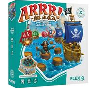 Asmodee ARRR-MADA FlexiQ - Juego de Mesa de Memoria con Tema Pirata - Juego de Familia para niños - 6 años - 2 a 5 Jugadores - 15 Minutos - versión Francesa