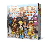 Asmodee ¡Aventureros al Tren! El Primer Viaje, Juego de Trenes Divertido | Para Jóvenes Exploradores, A Partir de 6 Años, De 2 a 4 Jugadores, 15-30 Minutos por Partida, Español