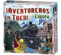 Asmodee ¡Aventureros al Tren! Europa Juego de Mesa, Embárcate en una Aventura ferroviaria por Toda Europa, A Partir de 8 Años, De 2 a 5 Jugadores, De 30 a 60 Minutos por Partida, Español