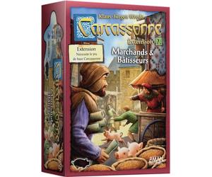 Asmodee B015Y86I0I CARC04N Carcasonne Extension - Comerciantes y constructores - Juego de Estrategia