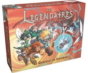 Asmodee Black Book Editions Les Legendaires El Juego de Aventuras: Le Gantelet de Ligamor - Juegos de Mesa - Juego de rol a Partir de 7 años - 3 a 6 Jugadores - Versión Francesa