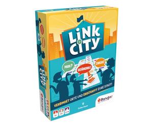Asmodee BlueOrange, Link City, Juego Familiar, Juego de Mesa, 2-6 Jugadores, a Partir de 8 años, 30 Minutos, alemán