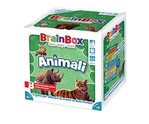 Asmodee - BrainBox: Animales, Juego para Aprender y Entrenar la Mente, 1+ Jugadores, 8+ Años, Ed. en Italiano