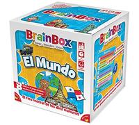 Asmodee BrainBox El Mundo, Juego de Cartas de Memoria y Observación para Familias y Niños, Educativo, A Partir de 8 Años, A Partir de 1 Jugador, 10 Minutos por Partida, Español