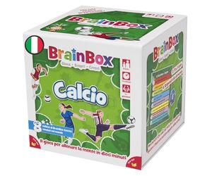 Asmodee - BrainBox: Fútbol, Juego de Aprendizaje y Entrenamiento Mente, 1+ Jugadores, 8+ Años, Ed. en Italiano, G1-13909