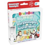 Asmodee BrainBox Pocket - Personajes históricos - Juegos de Mesa - Juego de Cartas de Memoria y observación - Familia y niños a Partir de 8 años - 1 Jugador + - versión Francesa, Bezzerwizzer